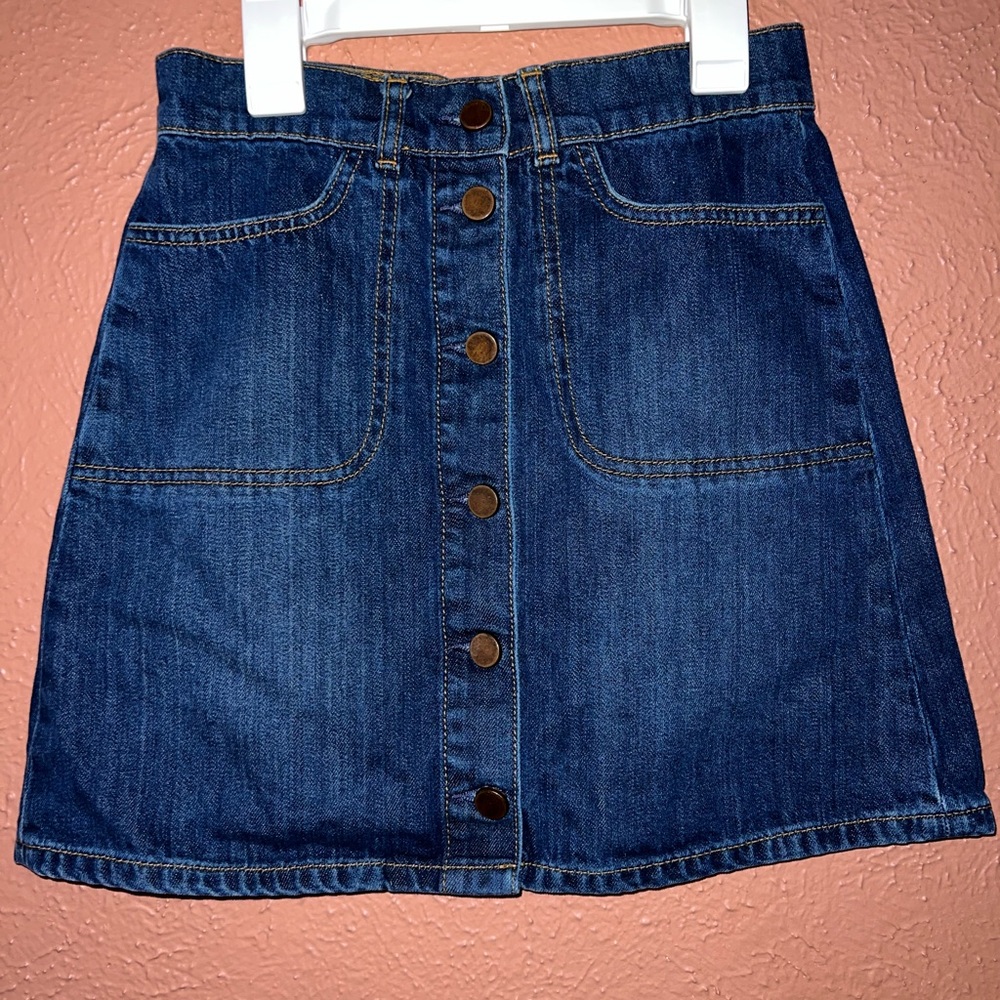 Blue Jean Mini Skirt